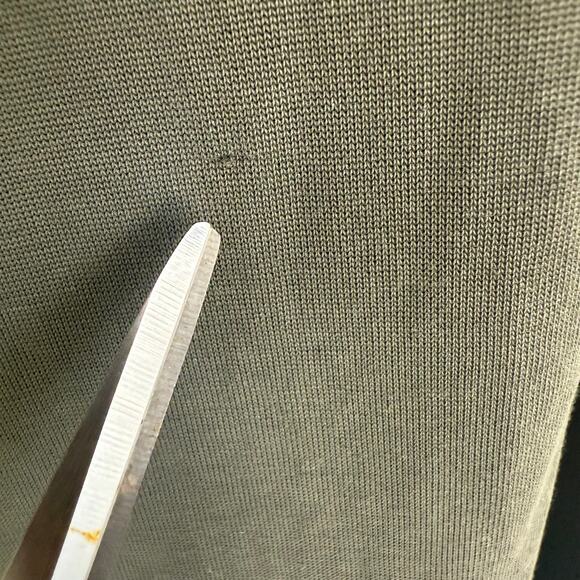 Tahari Womens Pull-On Slinky Jersey Business Office Olive Green Midi Skirt Small - Picture 8 of 13